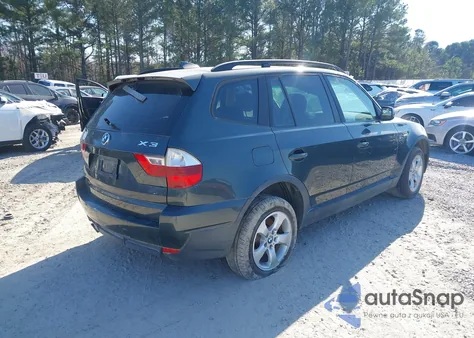 2007 BMW X3 3.0Si z USA, uszkodzony, nr VIN WBXPC93467WF17244